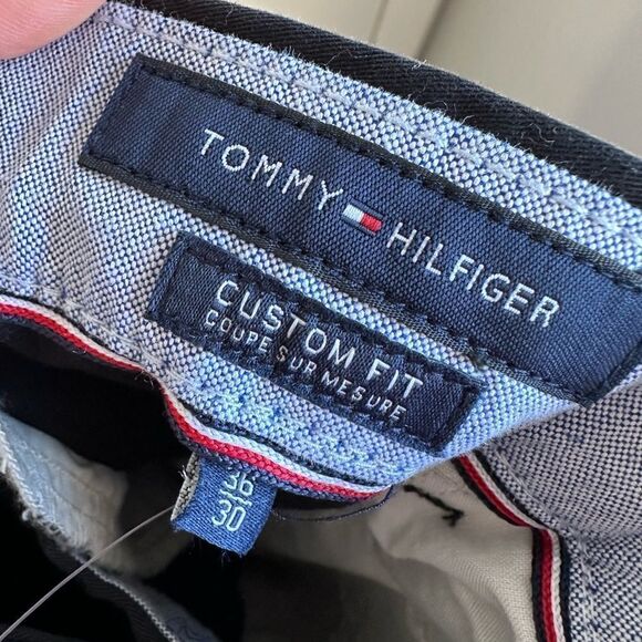 Tommy Hilfiger Men TH Flex Stretch Custom-Fit Chino Pant Navy 36X30 #78C2340 nwt - Picture 4 of 6
